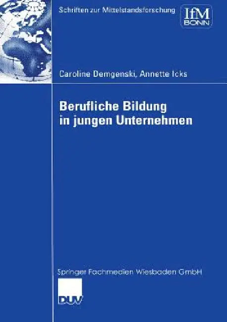 Berufliche Bildung in Jungen Unternehmen (English, Caroline Demgenski | Annette Icks)