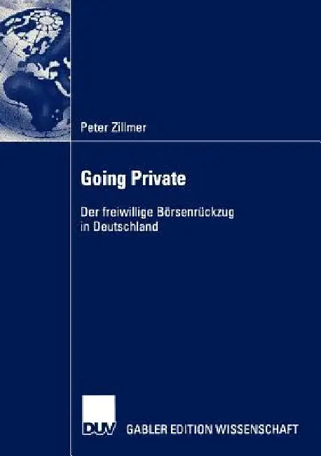 Going Private (English, Peter Zillmer)