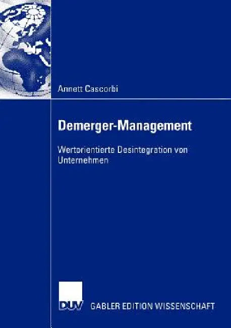 Demerger-Management (English, Annett Cascorbi)