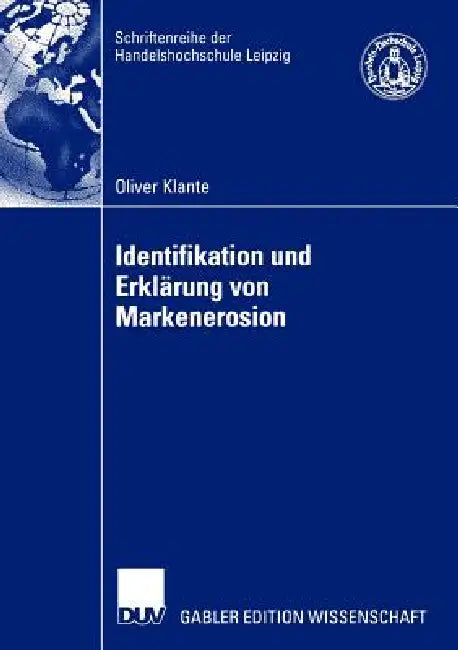 Identifikation Und Erklärung Von Markenerosion (English, Oliver Klante)