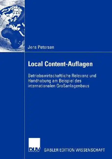Local Content-Auflagen (English, Jens Petersen)