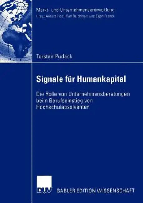 Signale Für Humankapital (English, Torsten Pudack)