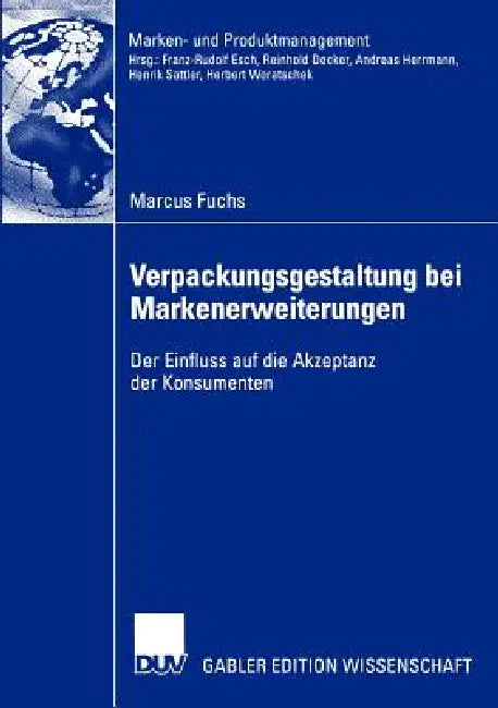 Verpackungsgestaltung Bei Markenerweiterungen (English, Marcus Fuchs)