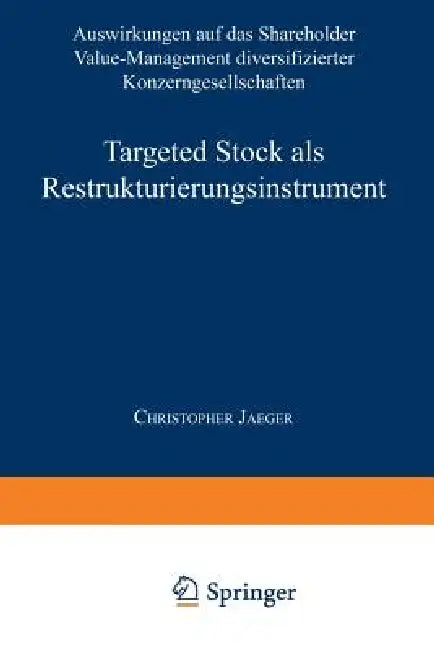 Targeted Stock ALS Restrukturierungsinstrument (English, Christopher Jaeger)