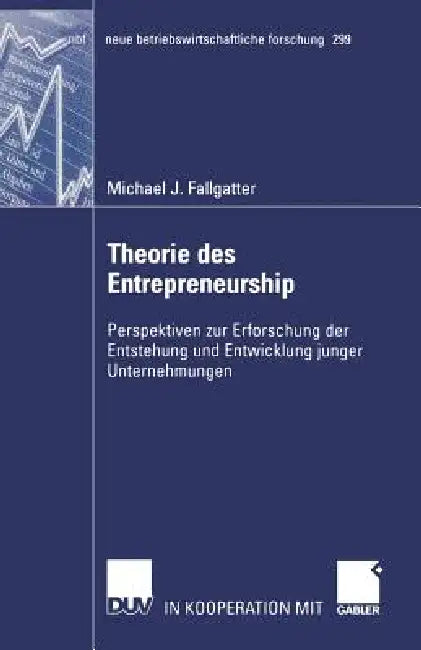 Theorie Des Entrepreneurship (English, Michael Fallgatter)