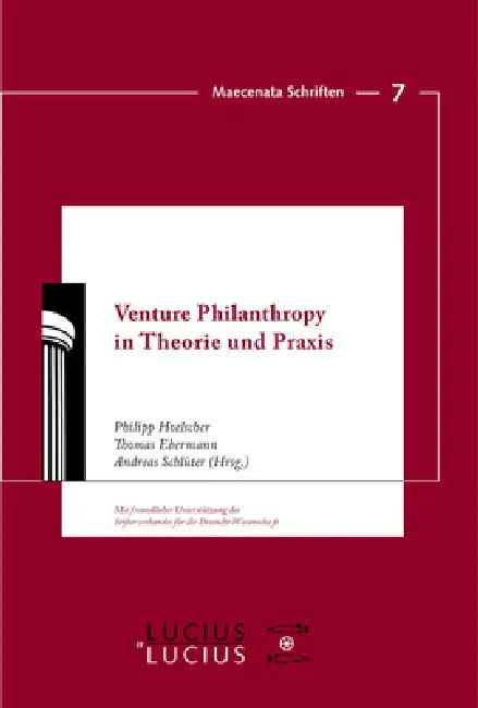 Venture Philanthropy in Theorie Und PRAXIS (English, Philipp Hoelscher | Thomas Ebermann | Andreas Schlüter)