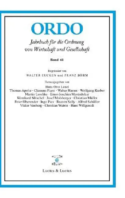 Ordo 61 (English, de Gruyter)