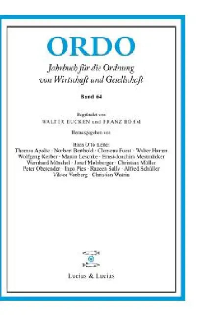 Ordo 64 (English, de Gruyter)