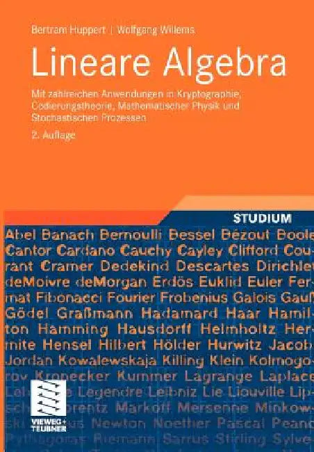 Lineare Algebra (English, Bertram Huppert | Wolfgang Willems)