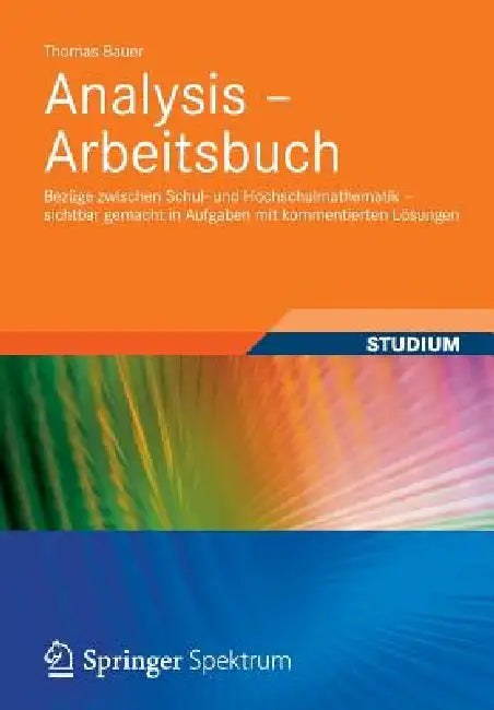 Analysis - Arbeitsbuch (English, Thomas Bauer)