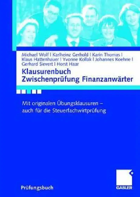 Klausurenbuch Zwischenprüfung Finanzanwärter (English, Michael Wolf | Helga Lange | Karlheinz Gerhold)
