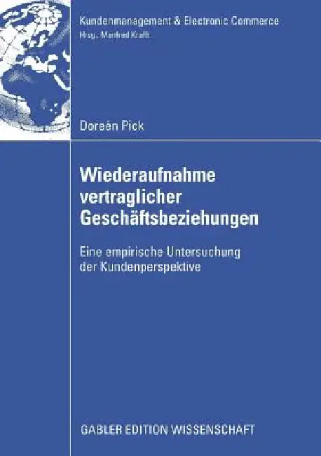 Wiederaufnahme Vertraglicher Geschäftsbeziehungen (English, Doreén Pick | Prof Dr Manfred Krafft)