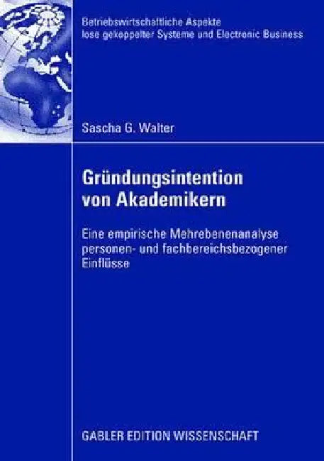 Gründungsintention Von Akademikern (English, Sascha Walter | Prof Dr Achim Walter)