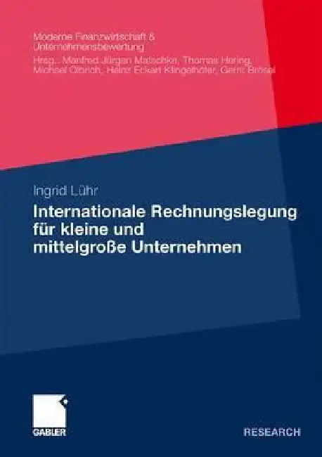Internationale Rechnungslegung Für Kleine Und Mittelgroße Unternehmen (English, Ingrid Lühr)