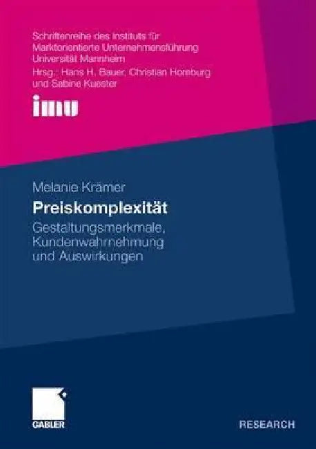 Preiskomplexität (English, Melanie Krämer)