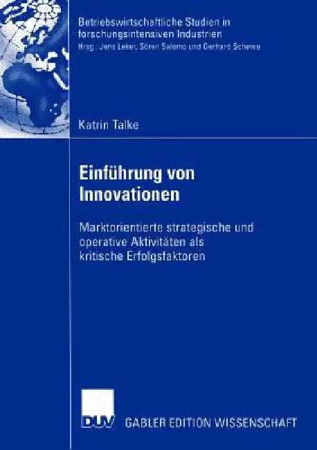Einführung Von Innovationen (English, Katrin Talke | Volker Trommsdorff)