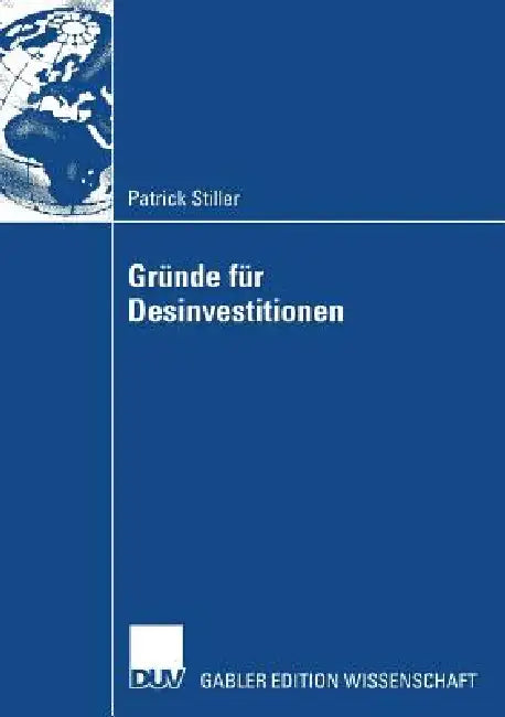 Gründe Für Desinvestitionen (English, Patrick Stiller | Prof Dr Rolf Bühner)