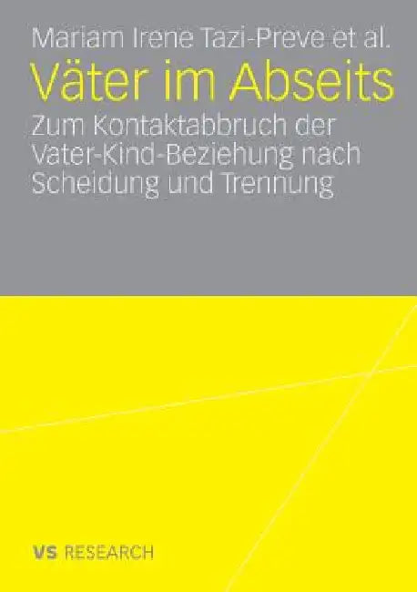Väter Im Abseits (English, Mariam Irene Tazi-Preve | Olaf Kapella | Markus Kaindl)