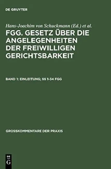 Einleitung; 1-34 Fgg (English, Lothar Briesemeister | Renate Konig | Peter-Hendrik Muther)