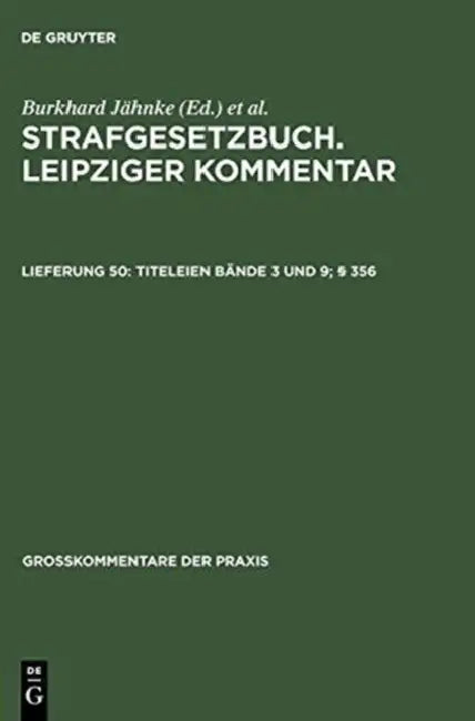 Titeleien Bande 3 Und 9; 356 (English, Ferdinand Gillmeister)