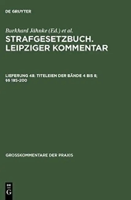 Titeleien Der Bande 4 Bis 8; 185-200 (English, Eric Hilgendorf)