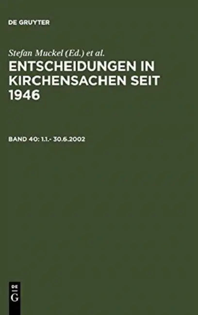 1.1.- 30.6.2002 (English, Carl J. Hering | Hubert Lentz | Stefan Muckel)