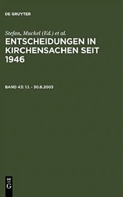 1.1. - 30.6.2003 (English, Manfred Baldus | Stefan Muckel)