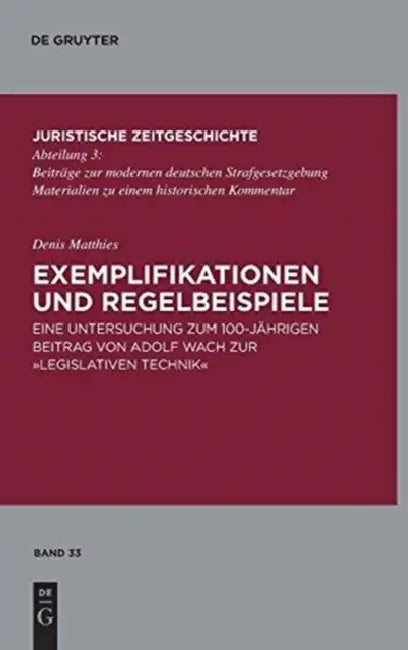 Exemplifikationen Und Regelbeispiele (English, Denis Matthies)