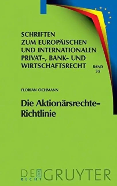 Die Aktionärsrechte-Richtlinie (English, Florian Ochmann)