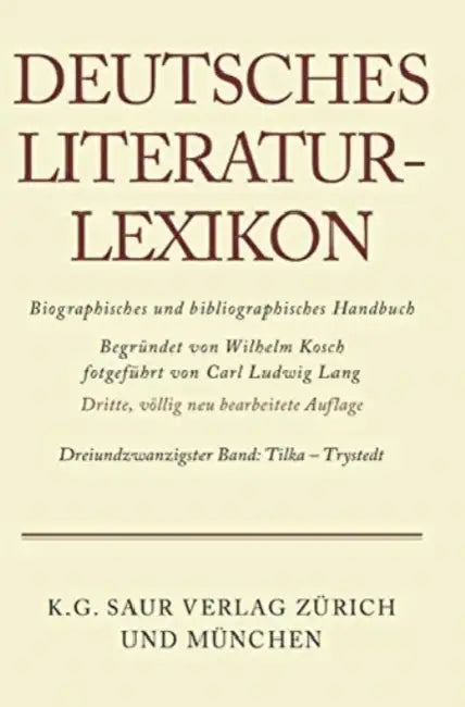 Tikla - Trystedt (English, Wilhelm (CRT) Kosch)