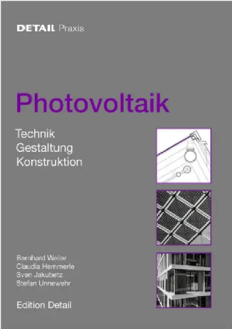 Photovoltaik (English, Bernhard Weller | Claudia Hemmerle | Sven Jakubetz)