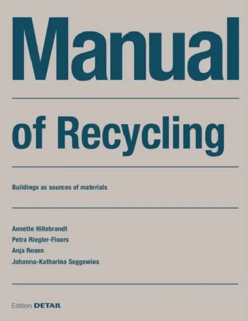 Manual of Recycling (English, Annette Hillebrandt | Petra Riegler-Floors | Anja Rosen)
