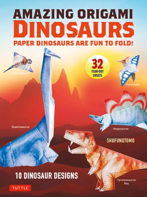 Amazing Origami Dinosaurs (English, Shufunotomo Co Ltd)