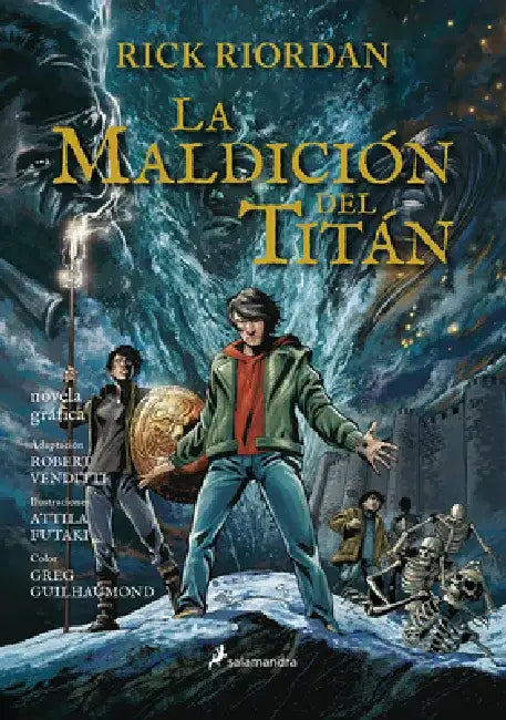 La Maldición del Titán. Novela Gráfica / The Titan's Curse (English, Rick Riordan)