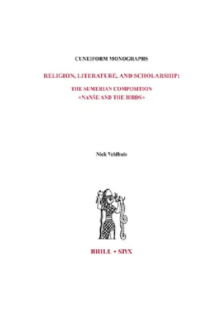 Religion, Literature, and Scholarship (English, Niek Veldhuis)