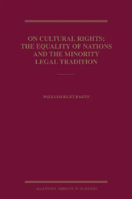 On Cultural Rights (English, William Kurt Barth)