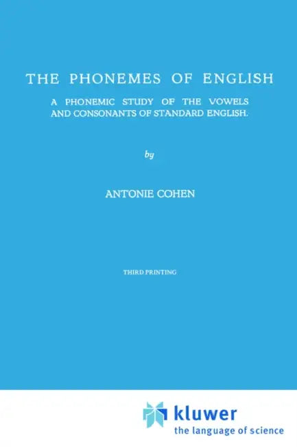 The Phonemes of English (English, A. Cohen)