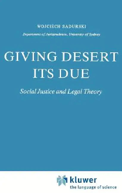 Giving Desert Its Due (English, Wojciech Sadurski)
