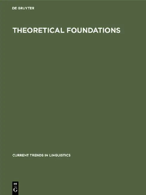 Theoretical Foundations (English, Charles a. Ferguson)