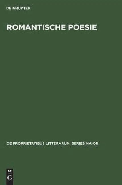 Romantische Poesie (English, Raimund Belgardt)