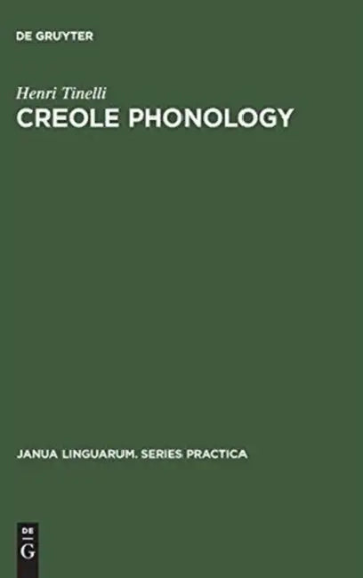 Creole Phonology (English, Henri Tinelli)