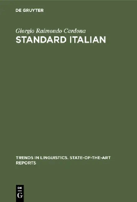 Standard Italian (English, Giorgio Raimondo Cardona)