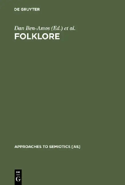 Folklore (English, Dan Ben-Amos | Kenneth S. Goldstein)