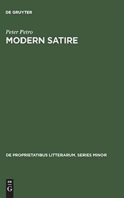 Modern Satire (English, Peter Petro)