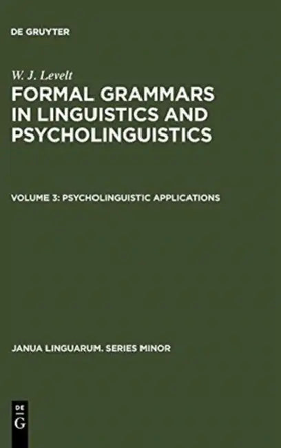 Psycholinguistic Applications (English, W. J. Levelt)
