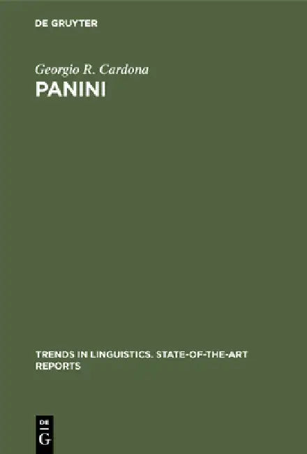 Panini (English, Georgio R. Cardona)