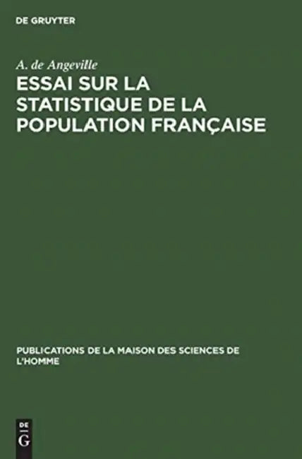 Essai sur la statistique de la population française (English, A. De Angeville)