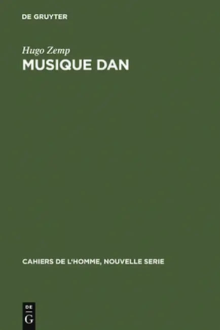 Musique Dan (English, Hugo Zemp)