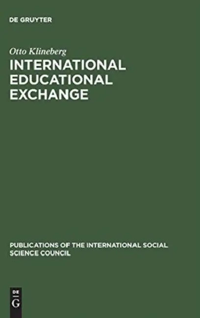 International Educational Exchange (English, Otto Klineberg)