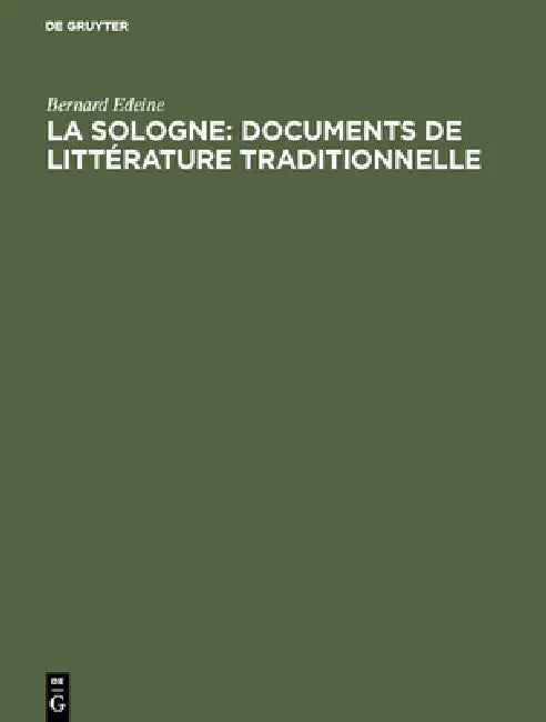 La Sologne (English, Bernard Edeine)